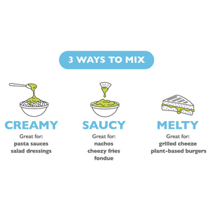 3 ways to make your cheeze , Creamy Saucy Melty 